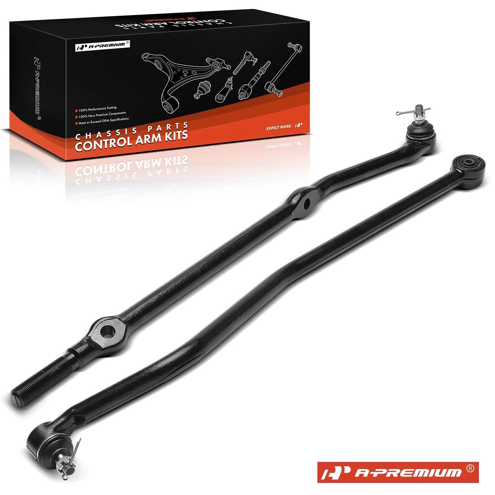 2X Front Side Track Bar Tie Rod End for Jeep Wrangler TJ (1997–2006)