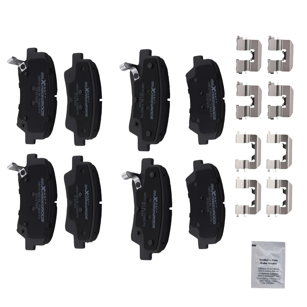 8pcs Ceramic Brake Pads Set for Hyundai Elantra Coupe (2013–2014) D1543