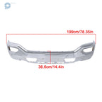 Chrome Steel Split Front Bumper for GMC Sierra 1500 (2016-2018)
