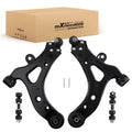 Set of 4 Front Lower Control Arms Sway Bar End Links for Buick Rendezvous (2002–2007)