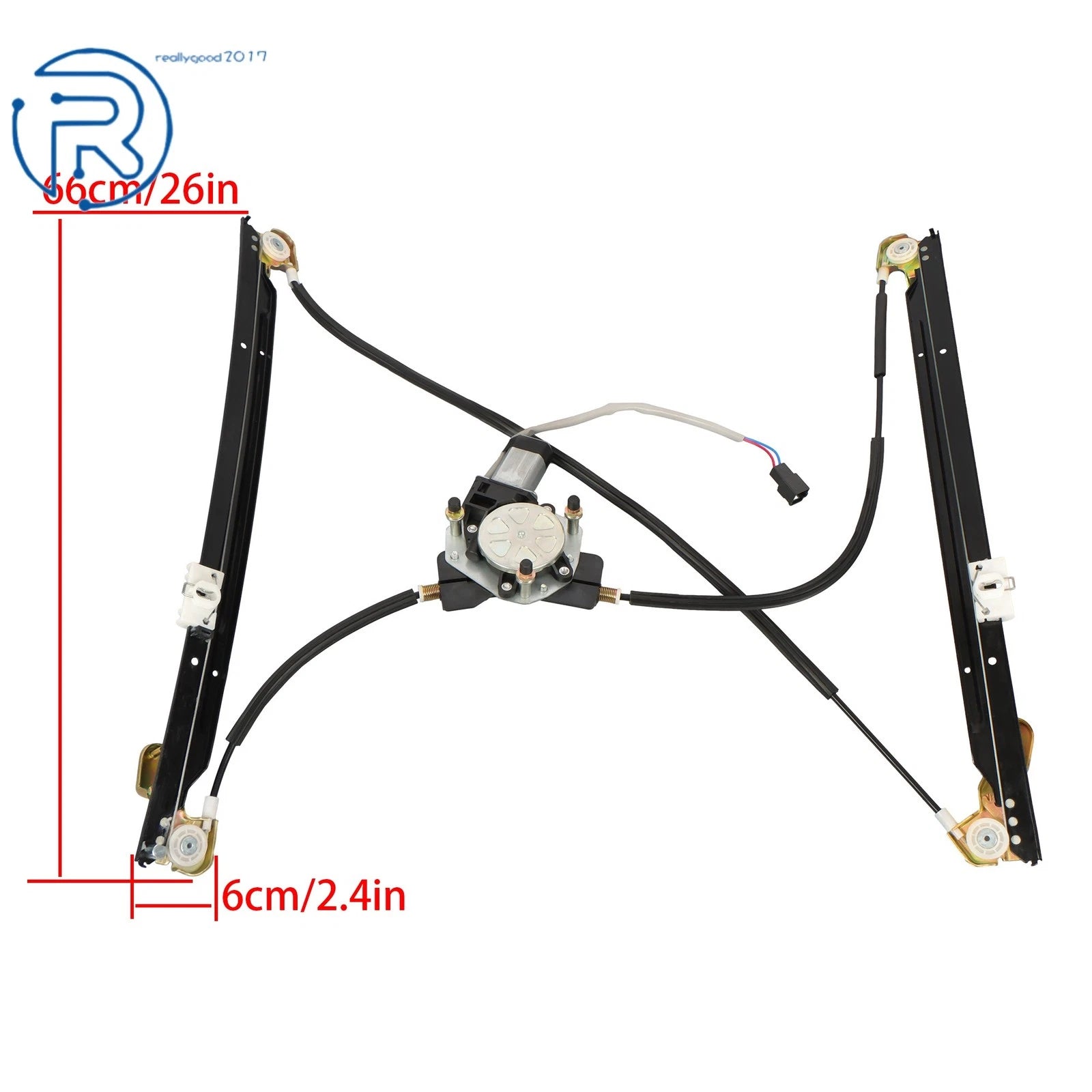 Front Left Electric Window Actuator with Motor for Dodge Grand Caravan (1996-2000)