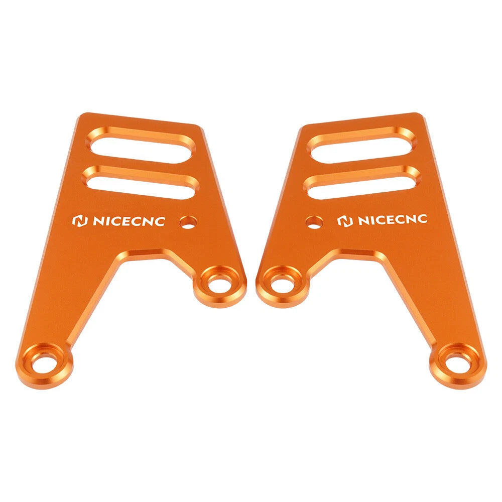 Pair Heel Guards Cover Protector Bracket for KTM 690 Enduro (2013–2023)