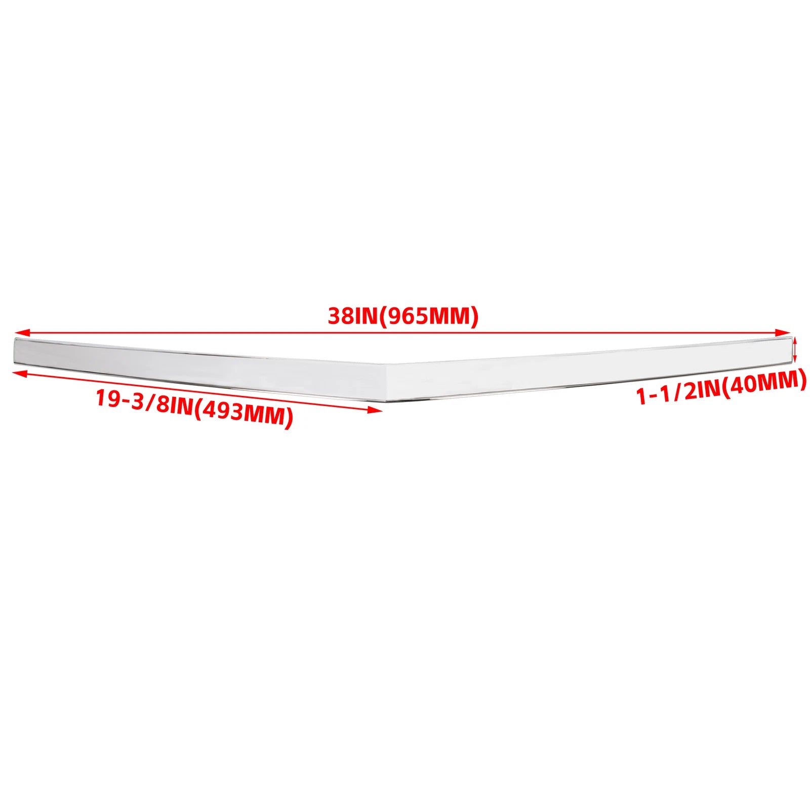 Chrome Hood Molding Trim for Cadillac SRX (2010–2016) 22774203