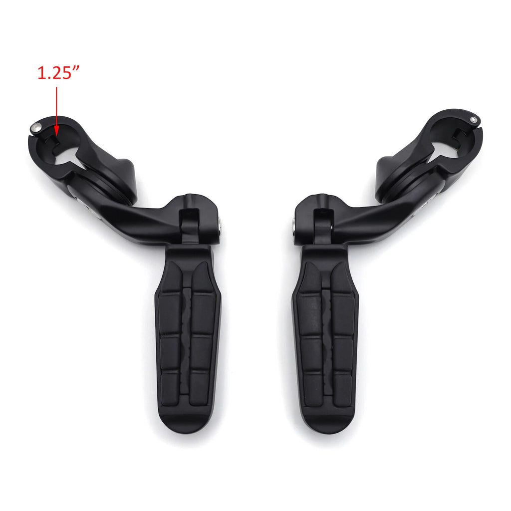 2.5" Saddle Foot Peg Kit for Harley Dyna Sportster