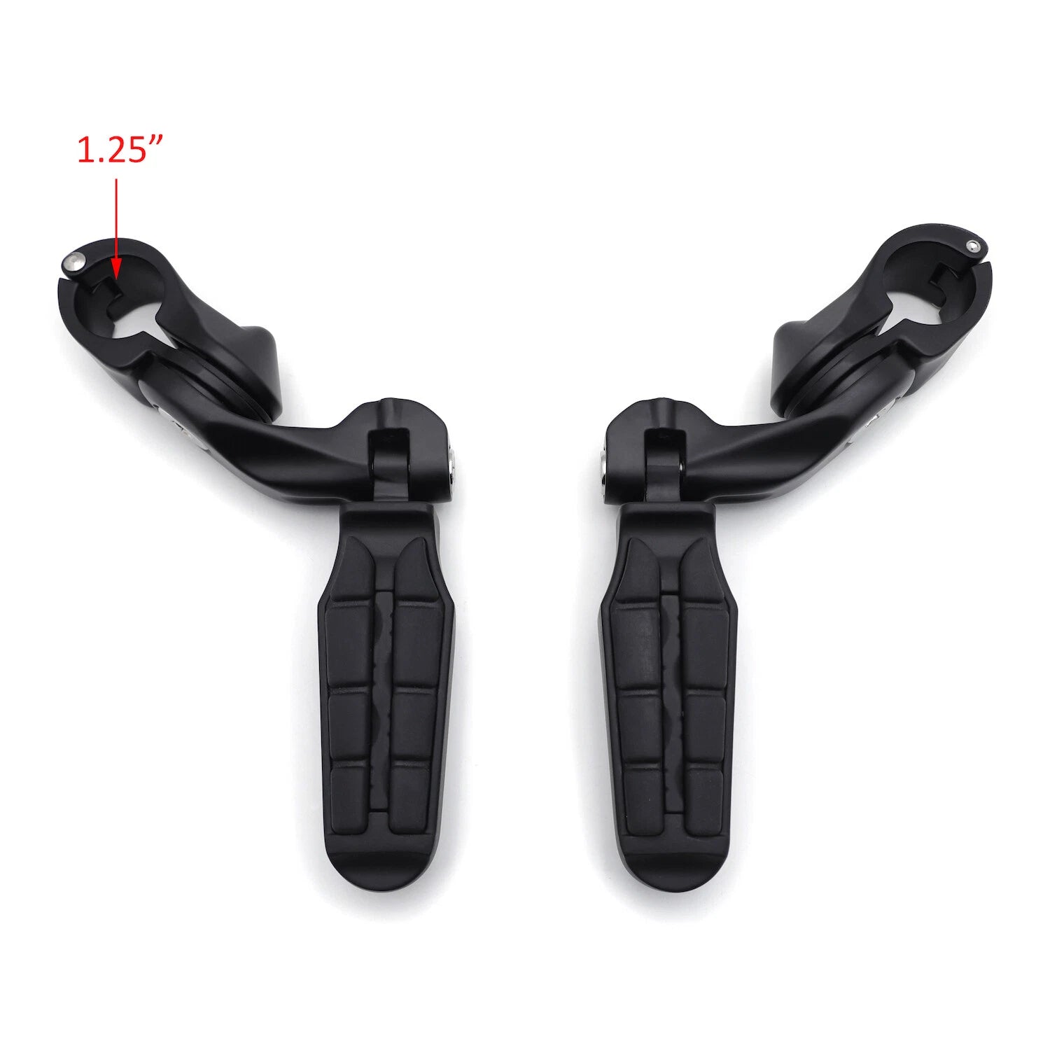 2.5" Saddle Foot Peg Kit for Harley Dyna Sportster