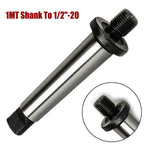 MT1 Drill Chuck Arbor Adapter to 1/2"-20 Thread for Workholding