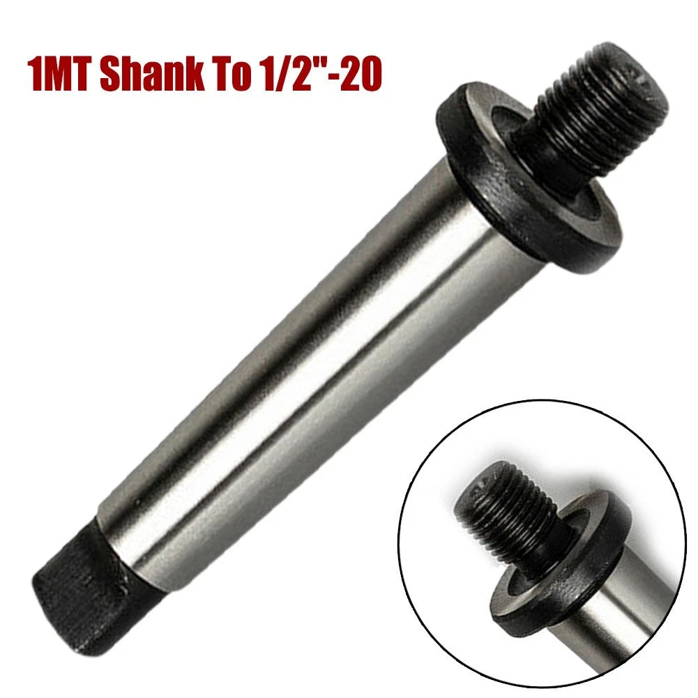 MT1 Drill Chuck Arbor Adapter to 1/2"-20 Thread for Workholding