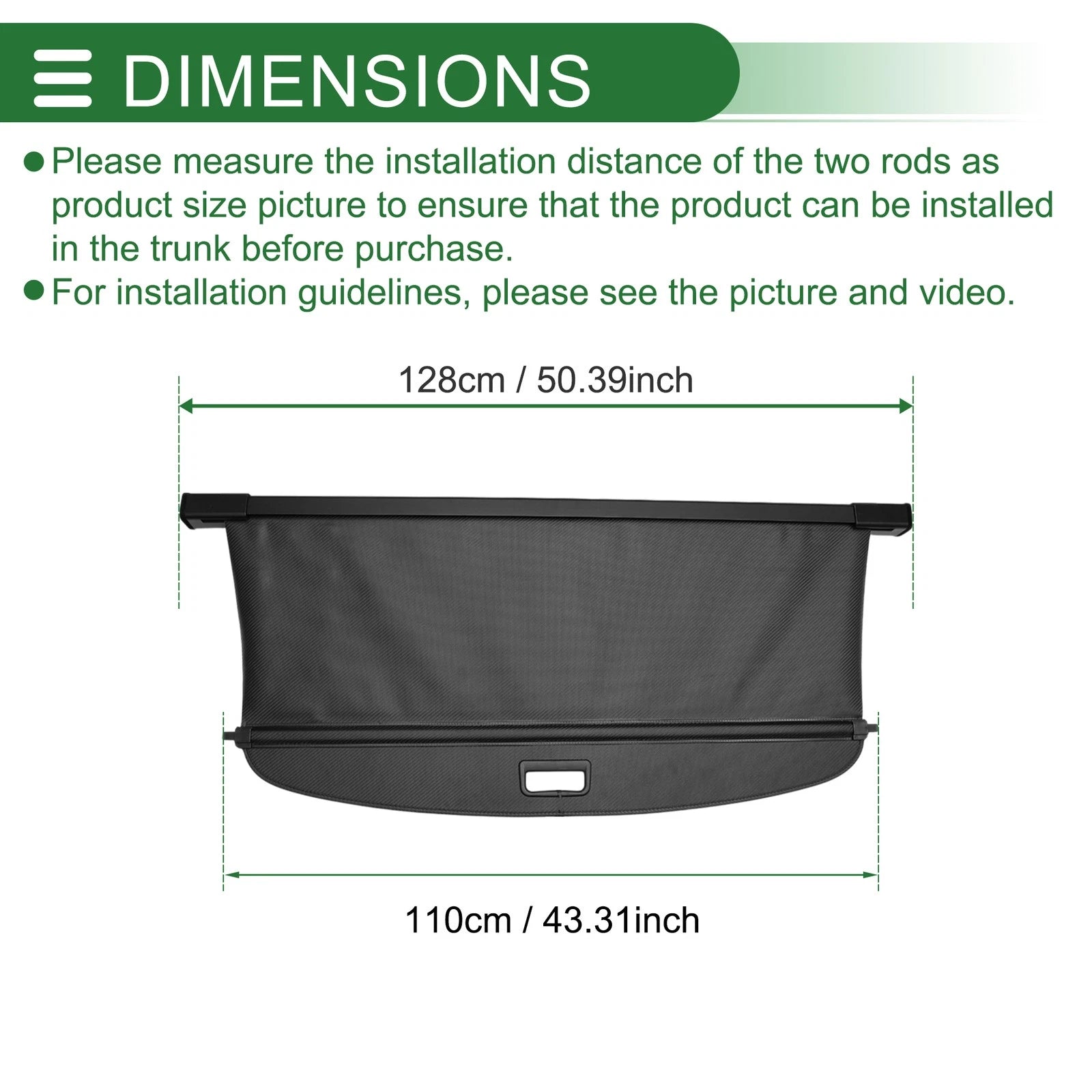 Retractable Cargo Cover for Volkswagen ID.6 (2022–2025) Carbon Fiber Pattern