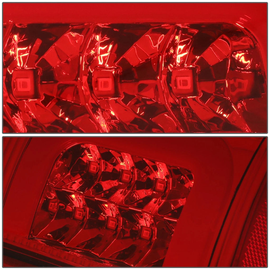 Red LED C-Bar Tail Brake Light Reverse Lamp for Ford Super Duty F150 (1999–2007)