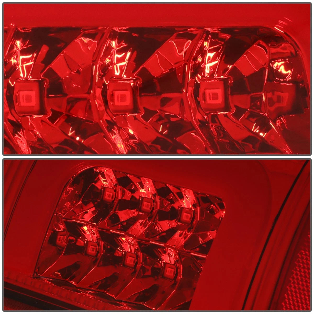 Red LED C-Bar Tail Brake Light Reverse Lamp for Ford Super Duty F150 (1999–2007)