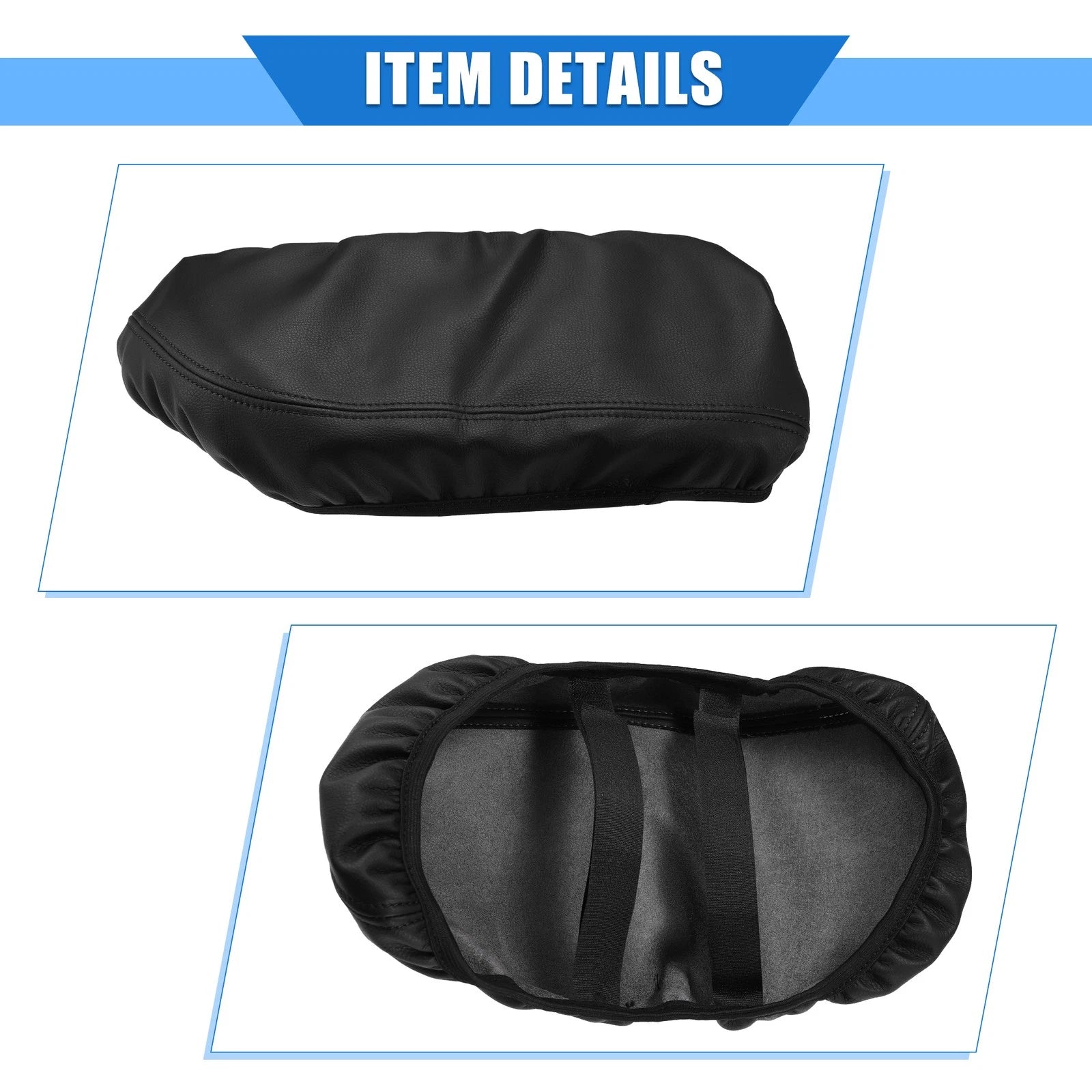 Center Console Pad for Toyota Camry (2018–2022) - Black Faux Leather