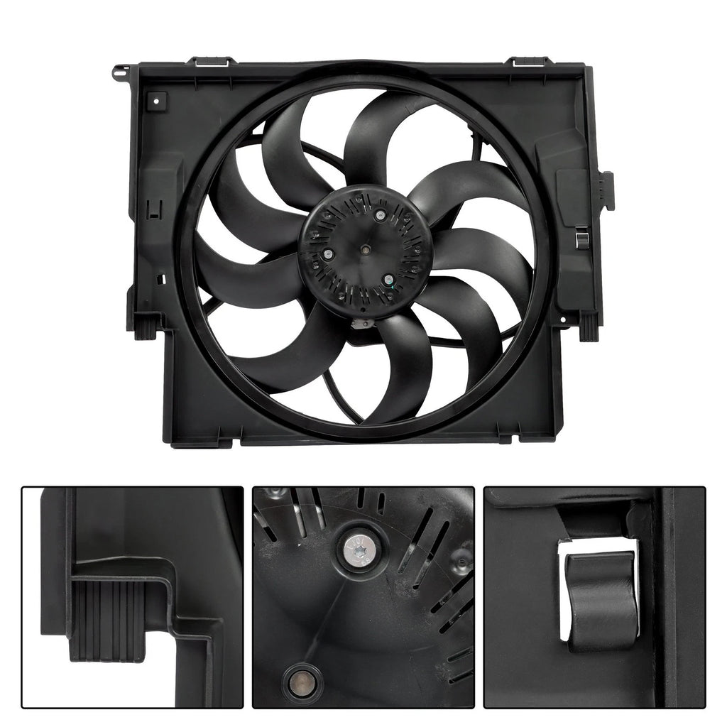 Electric Radiator Cooling Fan Assembly for BMW 328i 428i (2012–2016)