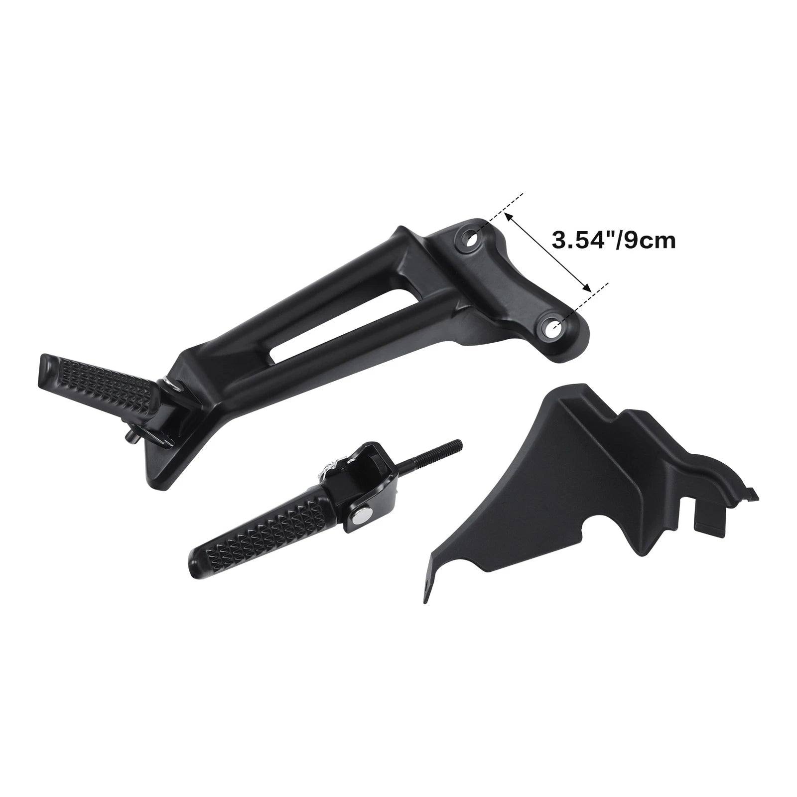 Rear Passenger Footpegs Footrest Bracket for Honda Rebel CMX1100 (2021–2025) Black