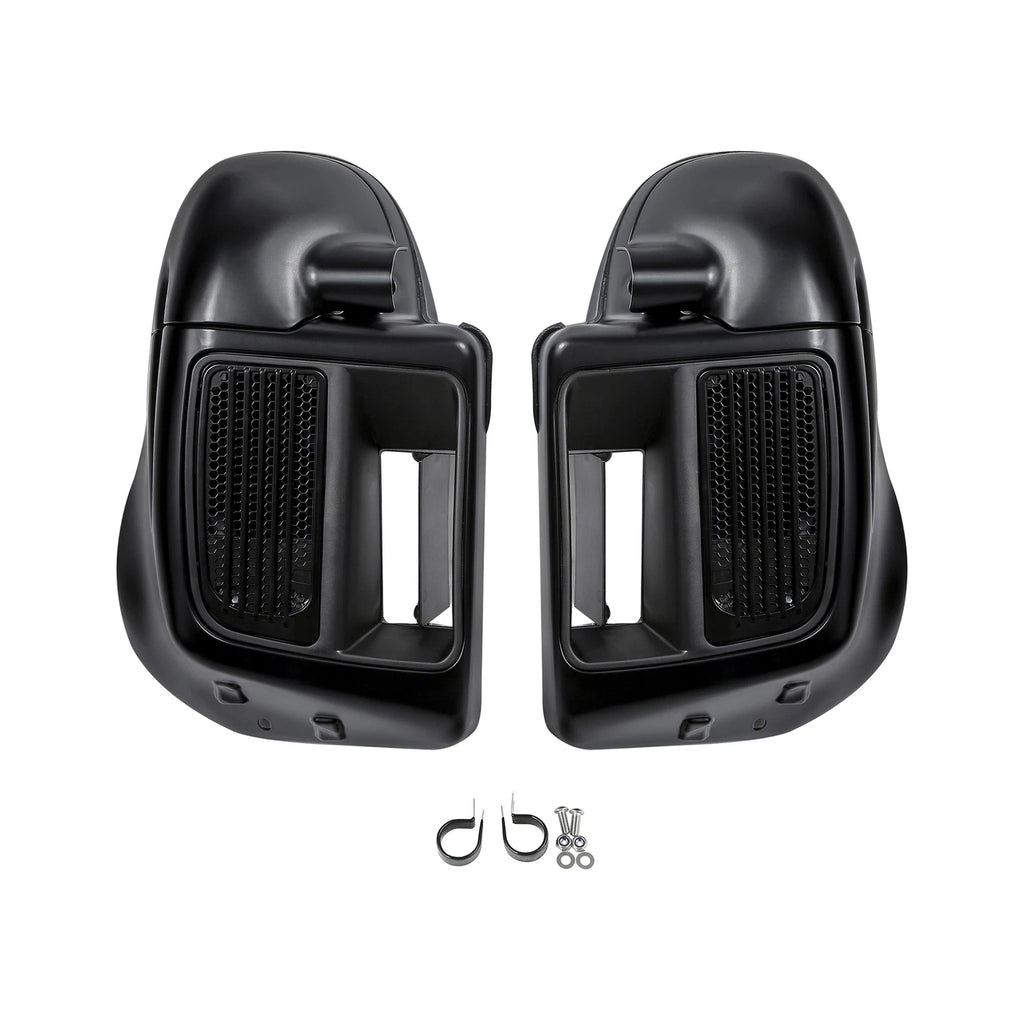 Lower Vented Fairing for Harley Electra Glide (2014–2024) Black Denim