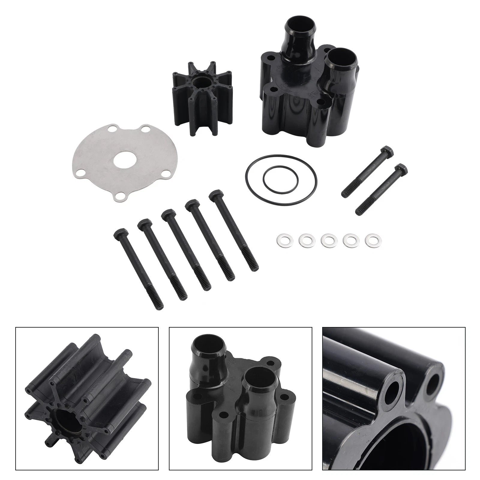 Water Pump Impeller Kit for Mercury (46-807151A14, 46-807151A7, Sierra 18-3150)
