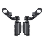 1-1/4" Short Angled Highway Bar Footpeg Mount for Harley Touring (2014–2023)