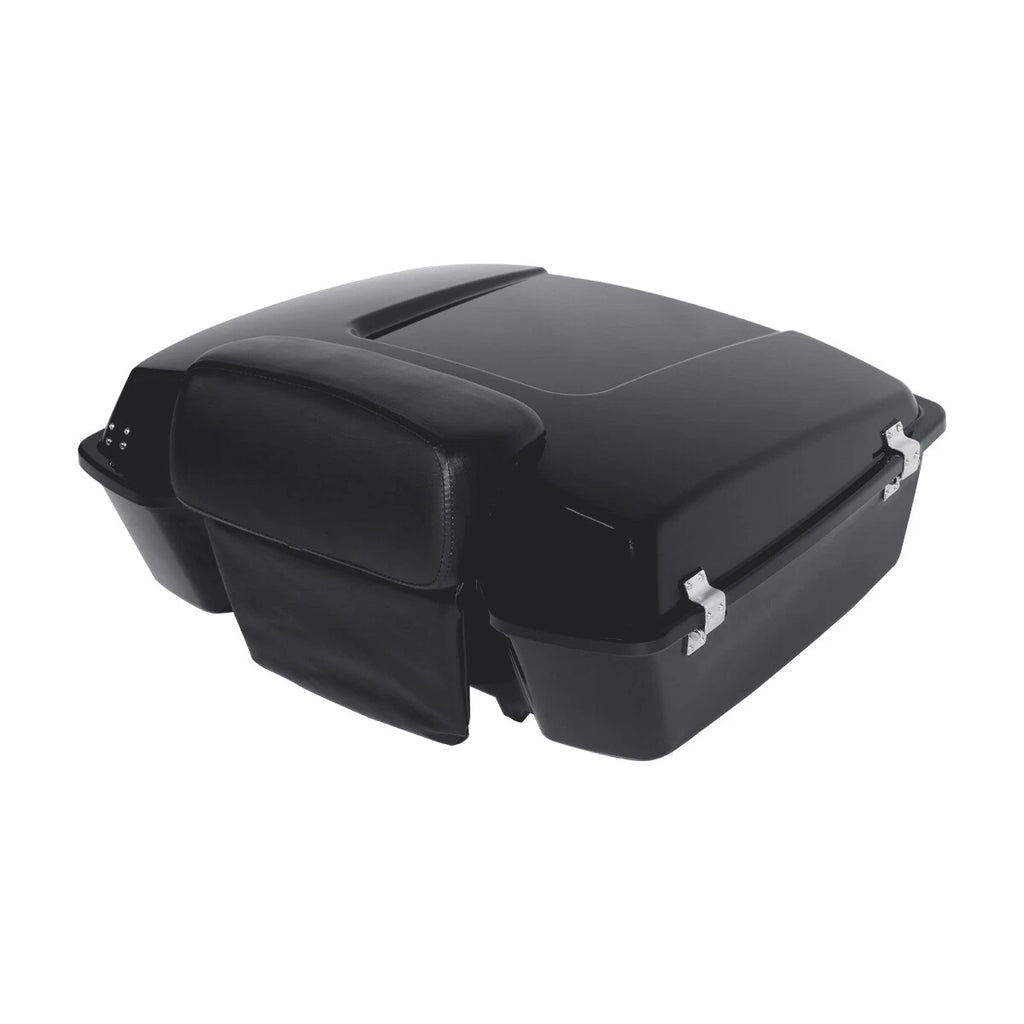 Chopped Trunk Backrest & Mount Rack for Harley Touring Road Glide (1997–2008)