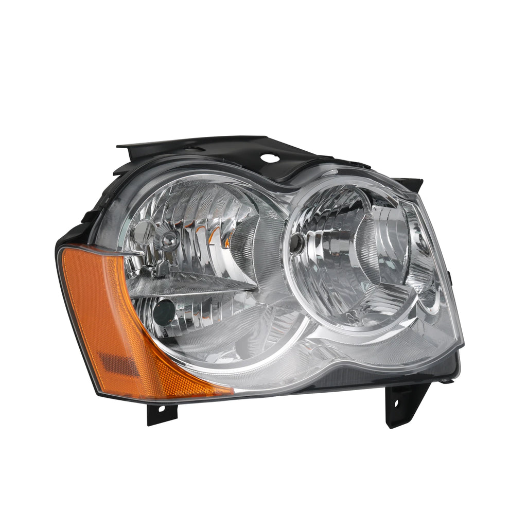 Halogen Headlight Assembly for Jeep Grand Cherokee (2008-2010) Driver + Passenger