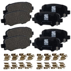 Set of Rear Brake Pads for Jeep Cherokee (2016–2017)