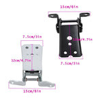 Set of 2 Body Door Hinges for Ford F150 F250 F350 (1980–1997) Black Steel