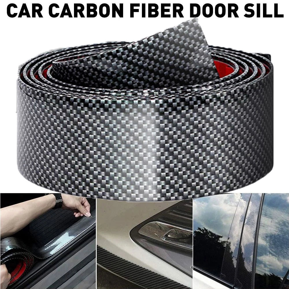 2M Carbon Fiber Front Bumper Lip Strip for Universal Fit