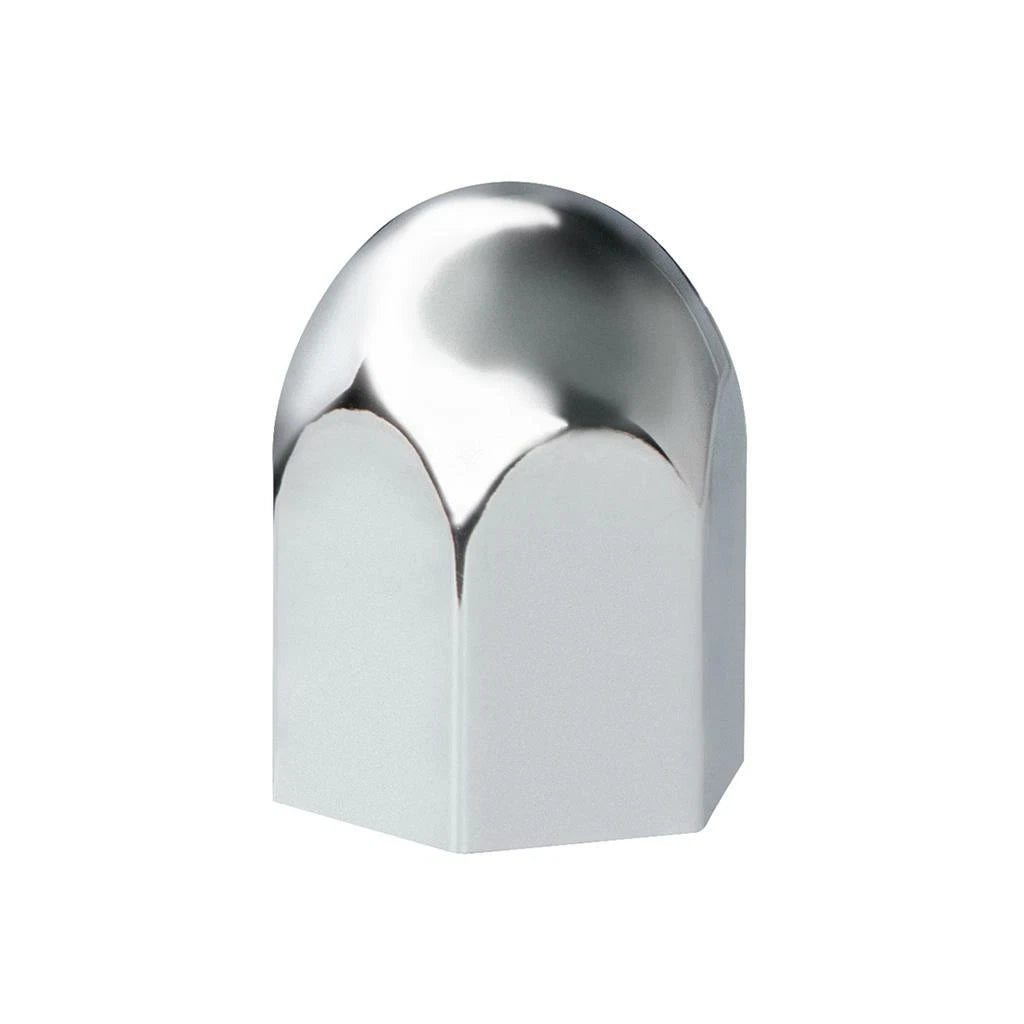 Lug Nut Covers Chrome Standard Push-On Set for Jeep Wrangler (2007–2018)