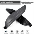 Fog Light Cover Pair for Toyota Corolla (2005–2008) Black Plastic
