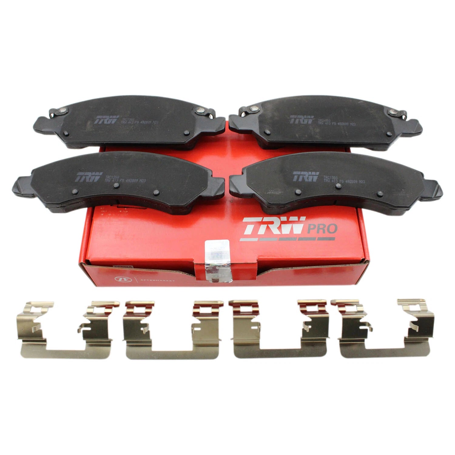 Set of 4 TRW Pro Front Ceramic Brake Pads for Chevy Tahoe GMC Yukon (2000–2023)