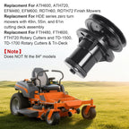 Complete Spindle Assembly for Bush Hog RDTH FTH ATH EFM TD Mowers