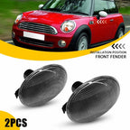 Clear Lens Front Side Marker Lights for MINI Cooper R55 R56 R57 R58 R59 (2007–2015)