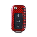 Carbon Fiber Key Shell Cover for VW Golf, Jetta, Rabbit, Polo (2006-2014)