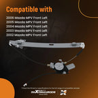Front Driver Side Window Regulator for Mazda MPV (2000-2006)