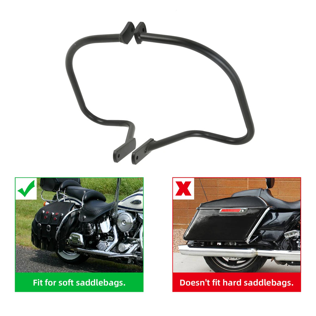 Saddlebag Guard Rail Crash Bar for Harley Softail Heritage Springer (1997–1999)