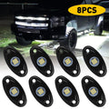 8 Pods LED Rock Lights for Jeep (Offroad, UTV, ATV)