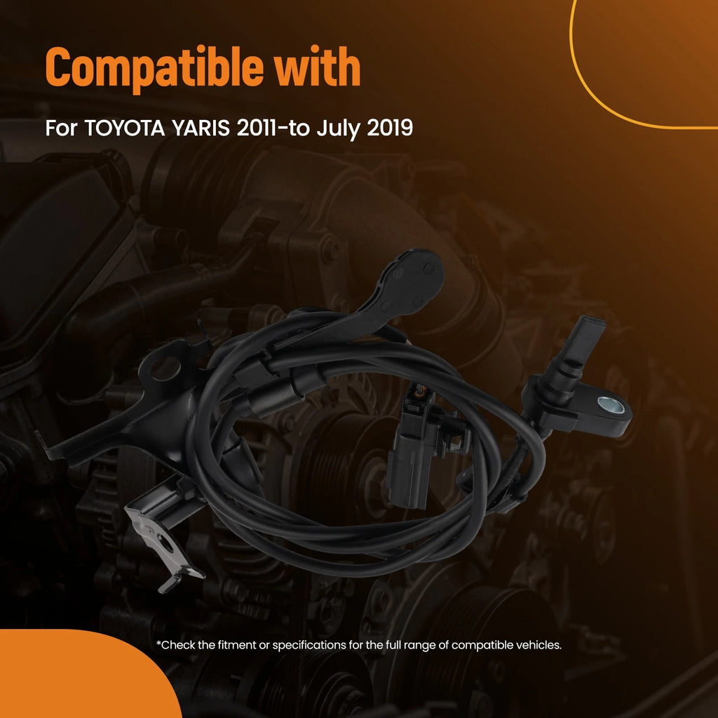 2X ABS Wheel Speed Sensor for Toyota Yaris (2011–2019)