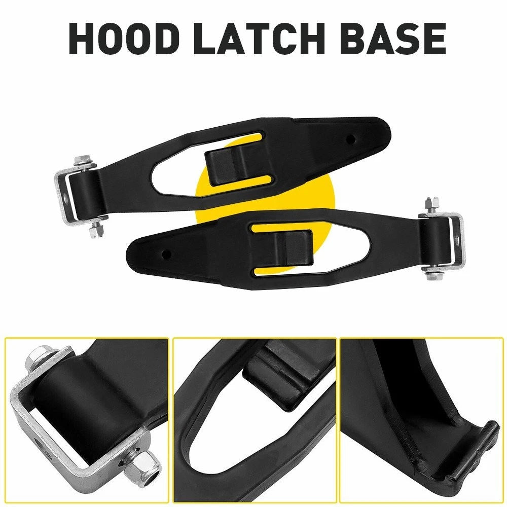 Hood Latch Kit 1 Pair for Kenworth W900, Peterbilt 377 378 379 (# L56-0001, EPY)