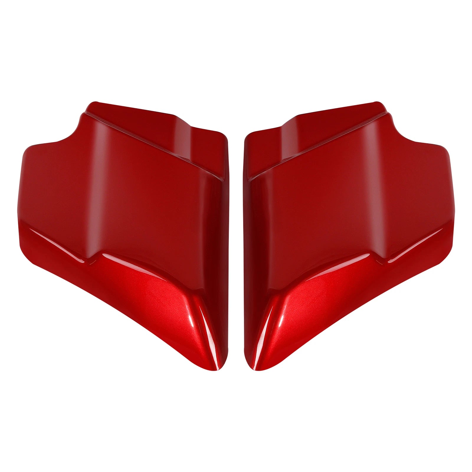 Battery Side Covers for Harley CVO Street Road Glide (2009–2024) Wicked Red