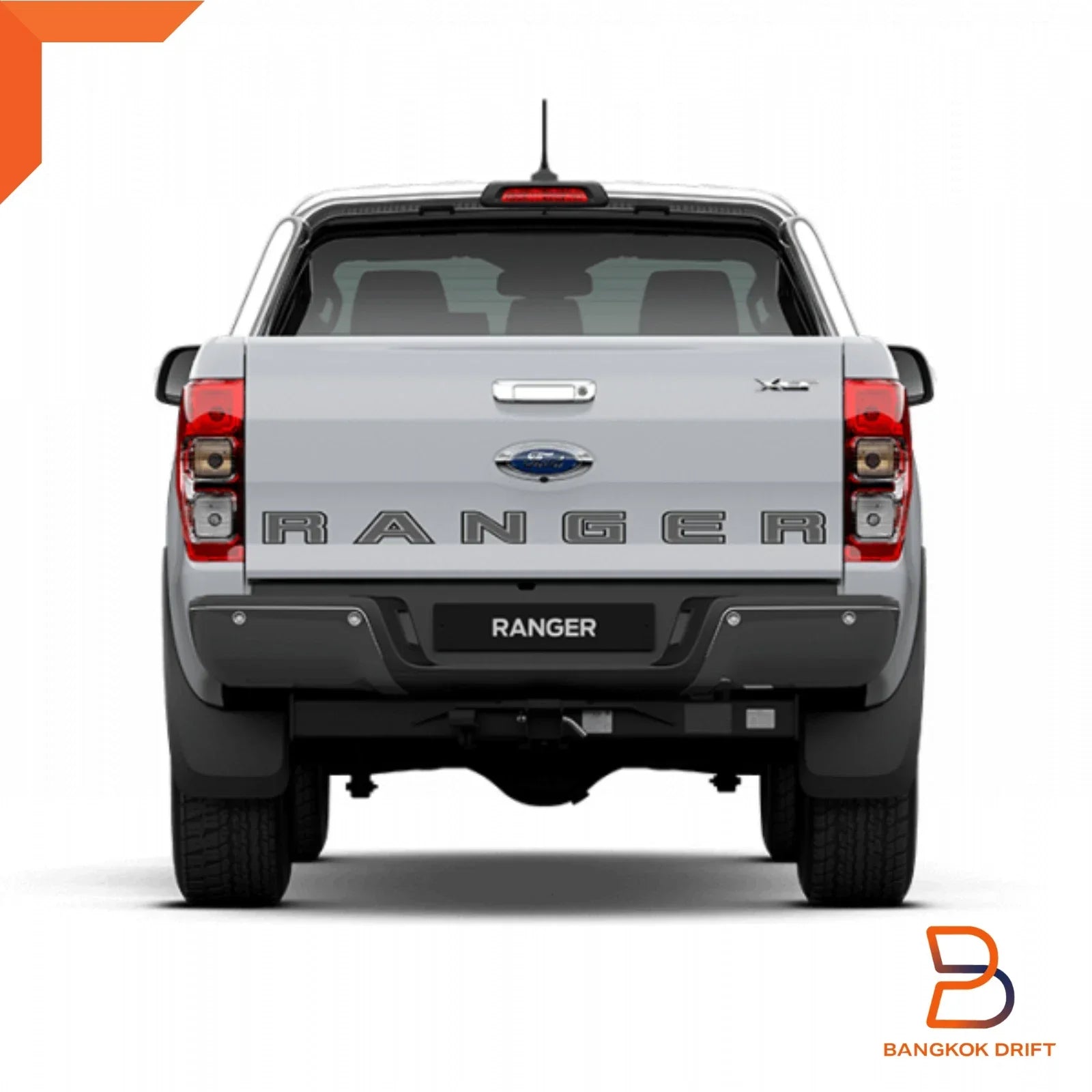 Rear Tailgate Insert Letters Decal Sticker for Ford Ranger PX3 (2018-2021)