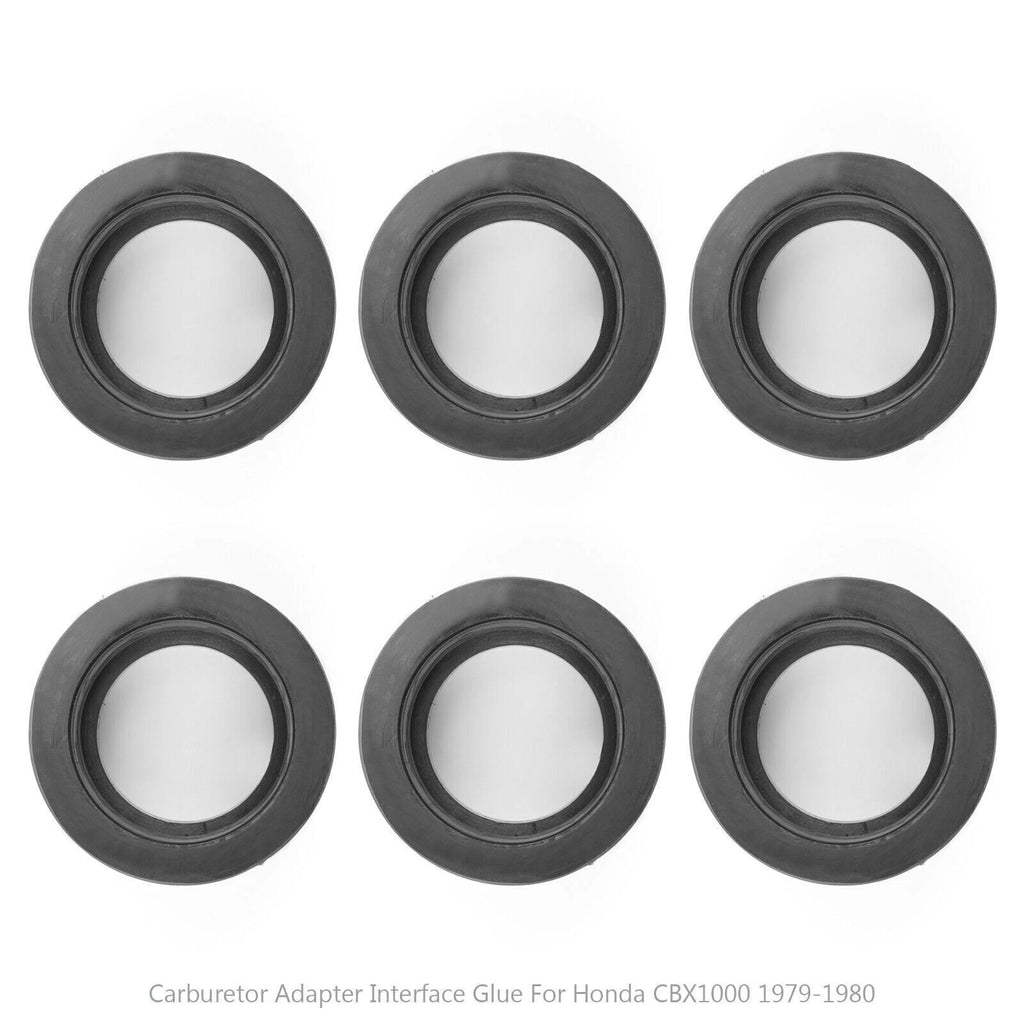 Carb Inlet Intake Rubbers 6 Pack for Honda CBX1000 Type CB1 (1979–1980)