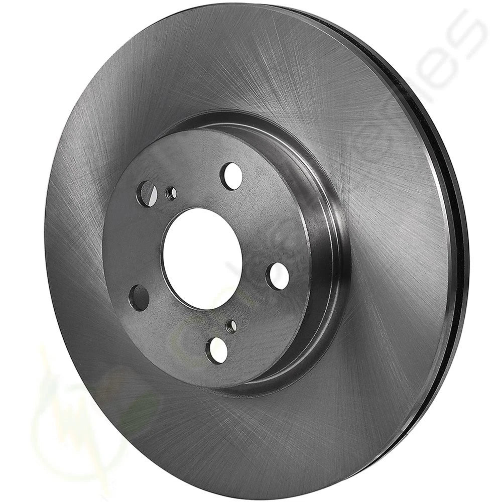 Front Brake Discs Rotors for Toyota Corolla (2009–2019) 1.8L 2.0L