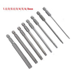 Screwdriver Bit Set for Electric Screwdrivers - Hex Shank Magnetic