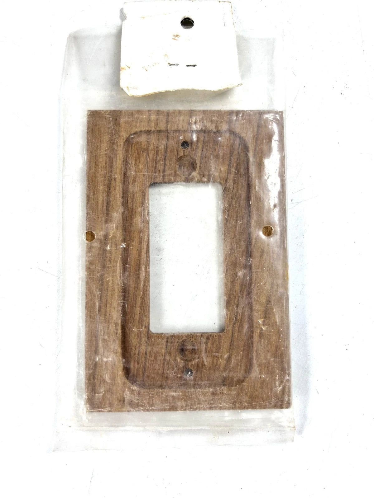 Set of 2 Seafarer Hardwood Veneer Outlet Face Plates
