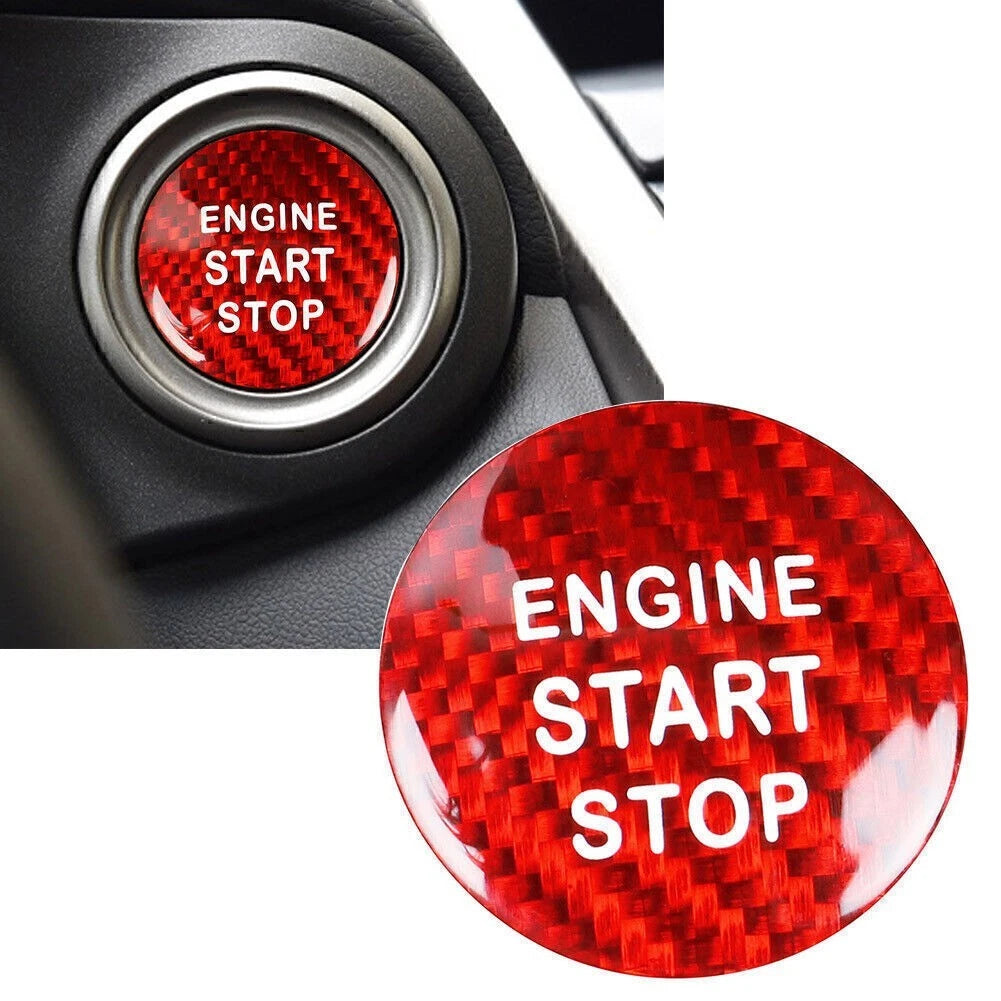 Carbon Fiber Engine Start Stop Button Cover for Lexus IS250 IS350 (2006–2013)