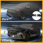 Waterproof All Weather Car Cover for Lexus RX (2016-2023) - Black 190T-PU