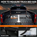 Retractable Tonneau Cover for Toyota Tundra 2022–2026 (5.5Ft Bed) w/ 2x Rails