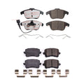 PowerStop Front & Rear Next Gen Euro Carbon Fiber Brake Pads Kit for Audi Q3 (2015)