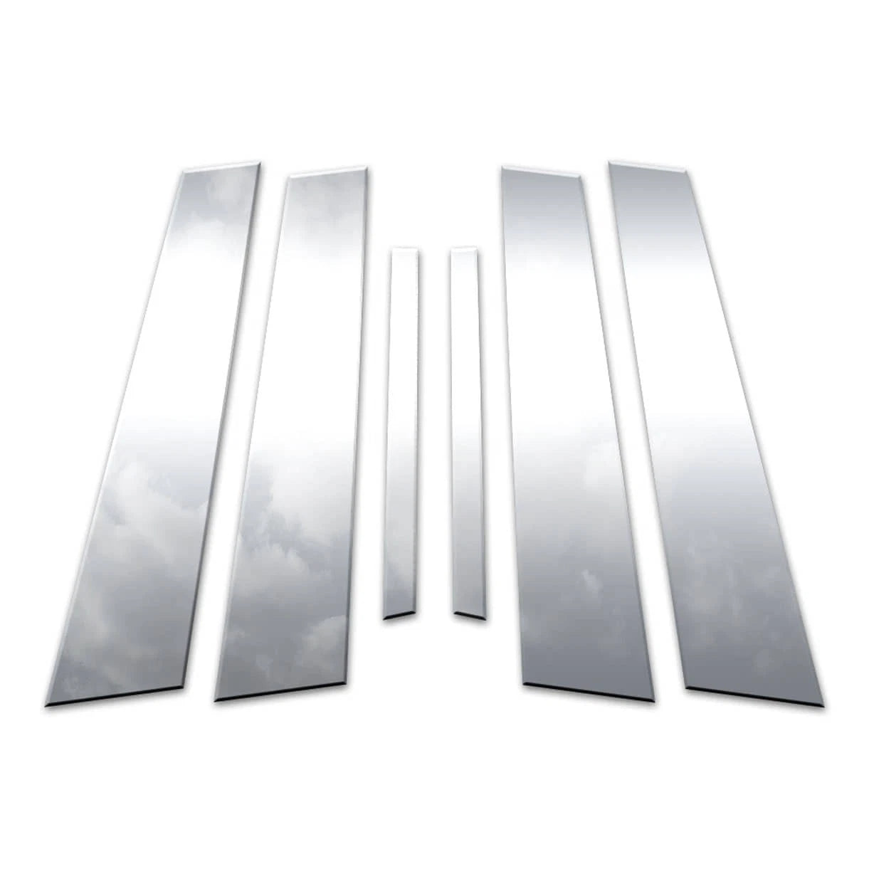 Diamond Grade 6pc Stainless Steel Pillar Post Covers for 2019-2024 Kia Stinger