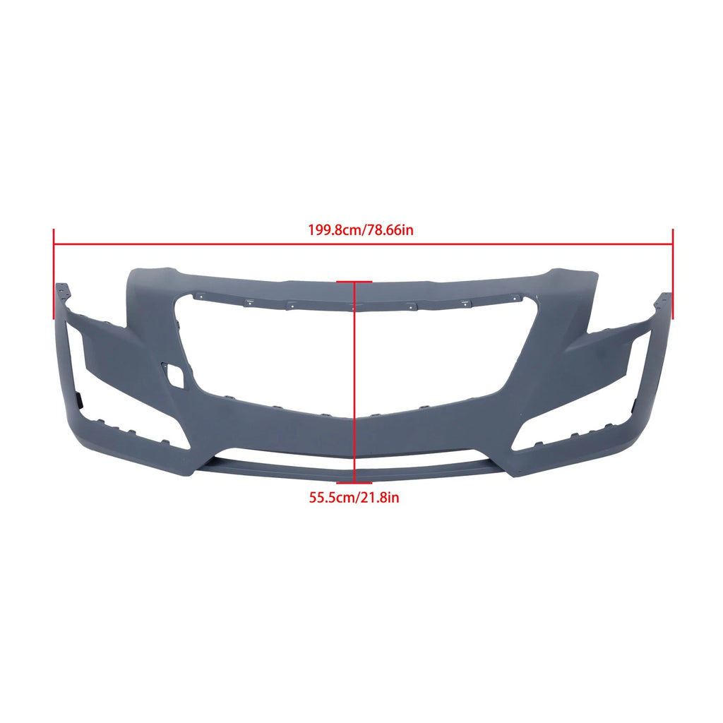 Front Bumper Cover for Cadillac CTS Sedan (2014-2019) Primed