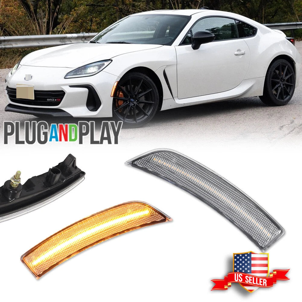 Full LED Side Marker Lights for Toyota GR86 Subaru BRZ (2022–Present)