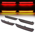 Set of 2 Smoke Lens Side Marker Lights for Ford Mustang (2010-2014)